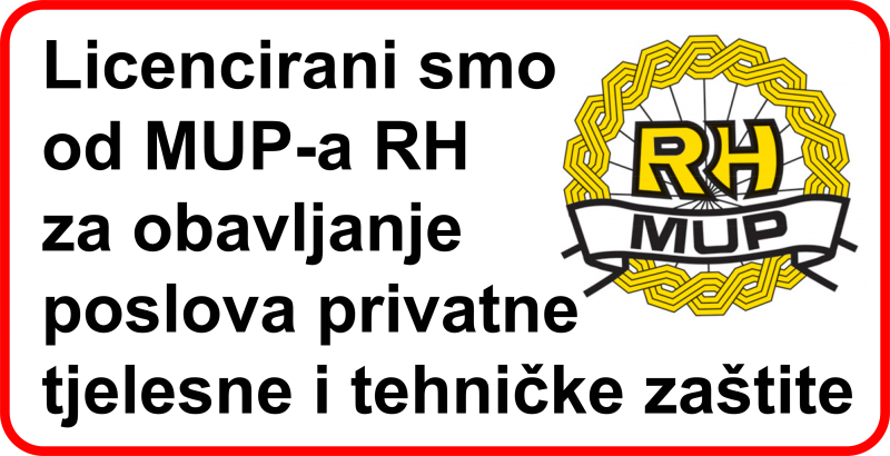 Odobrenje MUP-a RH za obavljanje poslova tjelesne i tehničke zaštite